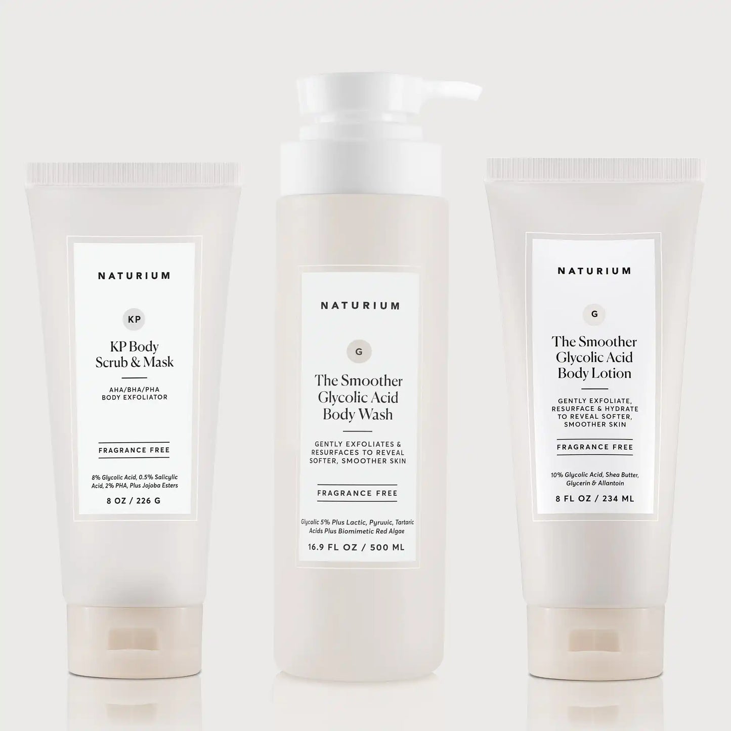 the-glycolic-acid-body-bundle-f3 NATR_KPScrub_SmootherBodyWash_SmootherLotion_Bundle_ecomm.webp