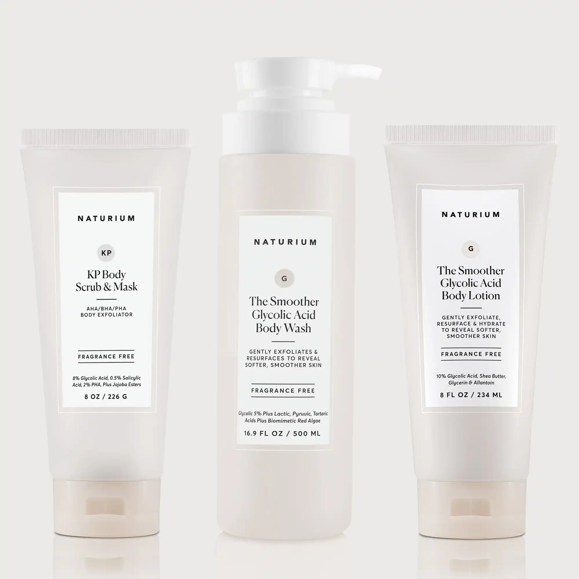 the-glycolic-acid-body-bundle-f3 NATR_KPScrub_SmootherBodyWash_SmootherLotion_Bundle_ecomm.webp